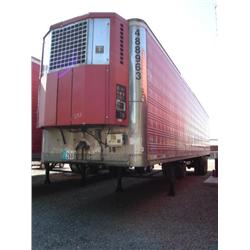 DORSEY 48ft. X 102in. T/A ALUMINUM REEFER TRAILER, s/n 1DTV61Z27KW034863: