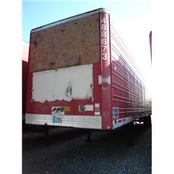 UTILITY 48ft. X 102in. T/A ALUMINUM REEFER TRAILER, s/n 1UYVS2488GU579206: