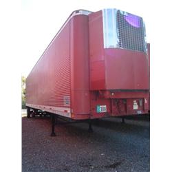 TRAILMOBILE 45ft. X 96in. T/A ALUMINUM REEFER TRAILER, s/n 1PT01AJH3F9008637: