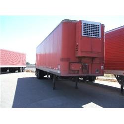 FRUEHAUF 42ft. X 96in. T/A ALUMINUM REEFER TRAILER, s/n MAX500542: