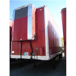 KIDRON 28ft. X 96in. S/A ALUMINUM REEFER TRAILER, s/n 1K9111310K2054604: