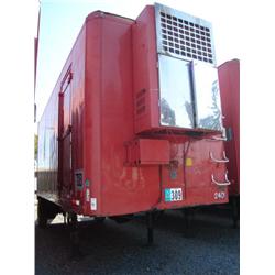 UTILITY 24ft. X 96in. S/A ALUMINUM REEFER TRAILER, s/n 1UYVS1242EC101604:
