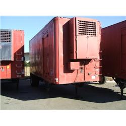 UTILITY 24ft. X 96in. S/A ALUMINUM REEFER TRAILER, s/n 1UYVS1246EC101606:
