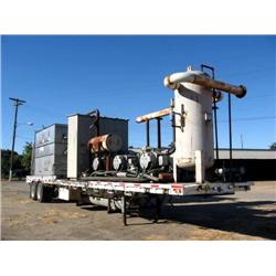 BACK UP REFRIGERATION UNIT, CONSISTING OF; (3) 120 TPH CARRIER COMPRESSORS W/ 350 TON CONDENSER, 125
