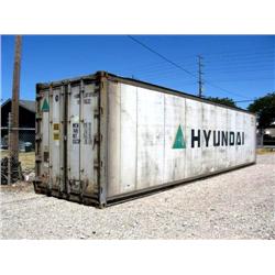HYUNDAI 40ft. X 96in. X 9ft. 6in. HIGH PORTABLE ALUMINUM REFRIGERATION UNIT, s/n HDHM91-600916: