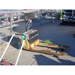 BOMAG WM3027X48 ELECTRIC PALLET JACK, s/n 405191469: