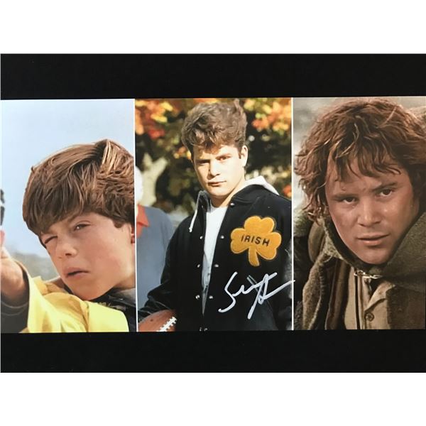 SEAN ASTIN SIGNED MULTI CHARACTER PICTURE - WWOC COA