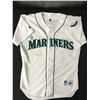 Image 1 : KEN GRIFFEY JR. SIGNED SEATTLE MARINERS JERSEY (RONCO COA)