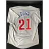 Image 1 : SAMMY SOSA SIGNED CHICAGO CUBS JERSEY (BECKETT COA)
