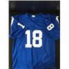 Image 2 : PAYTON MANNING SIGNED 2021 HALL OF FAME INDIANAPOLIS COLTS JERSEY (GAA AUTOGRAPH COA)