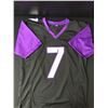 Image 3 : KENNY HILL SIGNED BLACK AND PURPLE JERSEY - JSA COA