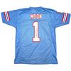 Image 1 : WARREN MOON SIGNED HOUSTON OILERS JERSEY - BECKETT COA