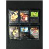 Image 1 : LOT OF 6 POKEMON BLACK FOIL TRADING CARDS