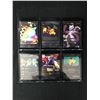 Image 1 : LOT OF 6 POKEMON BLACK FOIL TRADING CARDS