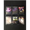 Image 1 : LOT OF 6 POKEMON BLACK FOIL TRADING CARDS