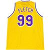 Image 1 : CHEVY CHASE SIGNED FLETCH BASKETBALL JERSEY (BECKETT COA)