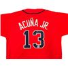 Image 2 : RONALD ACUNA JR. SIGNED ATLANTA BRAVES BASEBALL JERSEY (BECKETT COA)