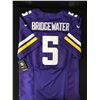 Image 1 : TEDDY BRIDGEWATER MINNESOTA VIKINGS ON FIELD JERSEY