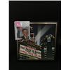Image 1 : FRANK SINATRA CUSTOM FRAMED CANVAS AND FUNERAL PROGRAM REPRODUCTION AND TV GUIDE