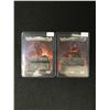 Image 1 : LOT OF 2 PROMO LORD OF THE RINGS CARDS, SAMWISE AND FRODO