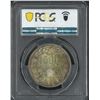 Image 2 : Japan, 1964, Olympics commemorative silver coin ,1000 Yen, PCGS MS66. Dark tonning.