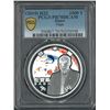 Image 1 : Japan, 2010, Saga, coloured silver proof coin, 1000 Yen, PCGS PR70DCAM.