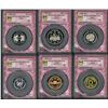 Image 1 : Japan, 1988, Proof coin set of 6, all graded as Japan Special Label PCGS PR70DCAM.