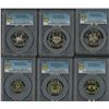 Image 1 : Hong Kong, 1997, Proof coin set of 7 pcs.  All graded as PCGS PL67.