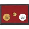 Image 2 : Hong Kong, 1972, Full set of Cross- Harbor Tunnel  Medals, including 22K Gold, Silver & Cooper medal