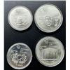 Image 1 : Canada, 1974, Monnaie Olympique 4 pcs Fine Silver coins sets ( Total: 4.326 oz)