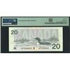 Image 2 : Canada, 1991, 20 Dollars, AVT0244092. PMG 66EPQ.