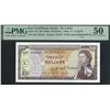 Image 1 : East Caribbean/St. Lucia, ND (1965), 20 Dollars, A27 755927. PMG 50.