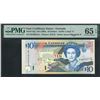 Image 1 : East Caribbean, ND (1994), 10 Dollars, B790221G. PMG 65EPQ.