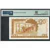 Image 2 : Gibraltar, 1975, 20 Pounds, Collector Series Specimen, *002299, PMG 66EPQ. Pairs S/N.