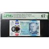 Image 1 : Great Britain, 2023 (ND 2024), 5 Pounds, CA56 371916. PMG 67EPQ.