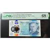Image 1 : Great Britain, 2023 (ND 2024), 5 Pounds, CA56 371918. PMG 68EPQ.