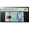 Image 1 : Great Britain, 2023 (ND 2024), 5 Pounds, CA56 371920. PMG 67EPQ.