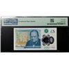 Image 2 : Great Britain, 2023 (ND 2024), 5 Pounds, CA56 371924. PMG 68EPQ.