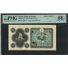 Image 1 : Japan, ND (1946), 10 Yen, Block 123113. Specimen. PMG 66EPQ. Rare.