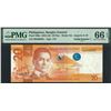Image 1 : Philippine, 2014A, 20 Piso, HD000001, PMG 66EPQ. Serial Number#1