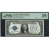 Image 1 : USA, 1928A, Silver Certificate $1, J21748787A. PMG 58EPQ.
