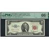 Image 1 : USA, 1953A, Legal Tender Note $2, A55411193A. PMG 66EPQ.