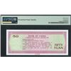 Image 2 : China/ Foreign Exchange Cert., 1979, 50 Yuan, Specimen, ZA000000 12306. PMG 67EPQ.