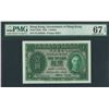 Image 1 : Hong Kong Government, 1952, $1, P/5 330445. PMG 67EPQ. Key Date.