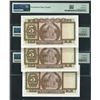 Image 2 : HK & Shanghai Banking Corp., 1975, $5, consecutive 3 pcs, 620811-813FX, all graded as PMG 65EPQ.
