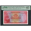 Image 1 : HK & Shanghai Banking Corp. 1964, $100, 708417UJ. PMG 67EPQ.