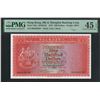 Image 1 : HK & Shanghai Banking Corp. 1973, $100, 806436WF. PMG 45EPQ.