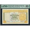 Image 1 : HK & Shanghai Banking Corp. 1983, $1,000, K398770. PMG 65EPQ.