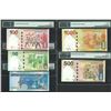 Image 2 : HK & Shanghai Banking Corp. 2010-2013 & 2007,  a set of same serial number of 5pcs: 888882. PMG 66-6