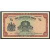 Image 1 : The Chartered Bank, ND (1962-70), $10, T/G 8901441. "Miller" Rare signature, AU condition.